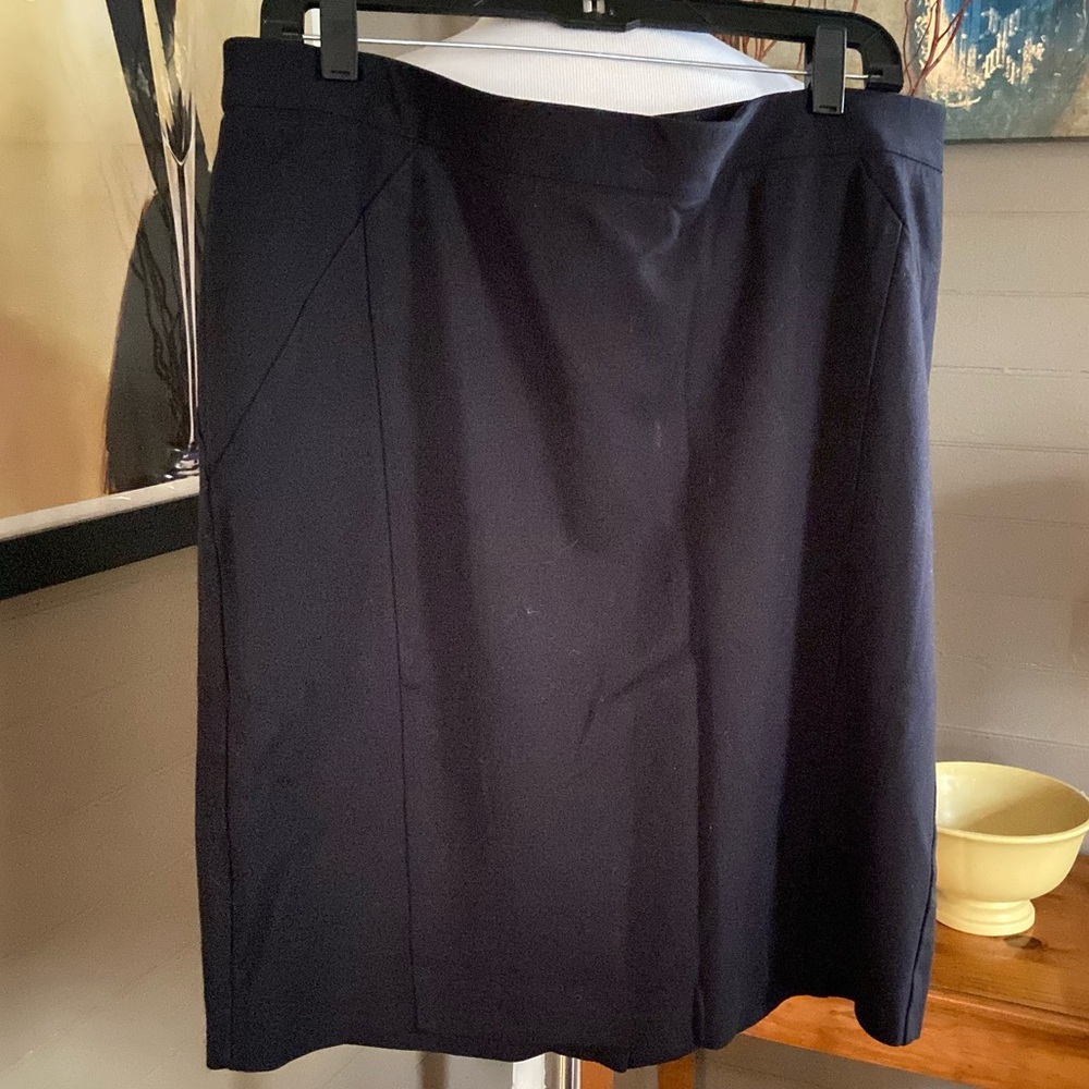 Black Pencil Skirt with Zipper